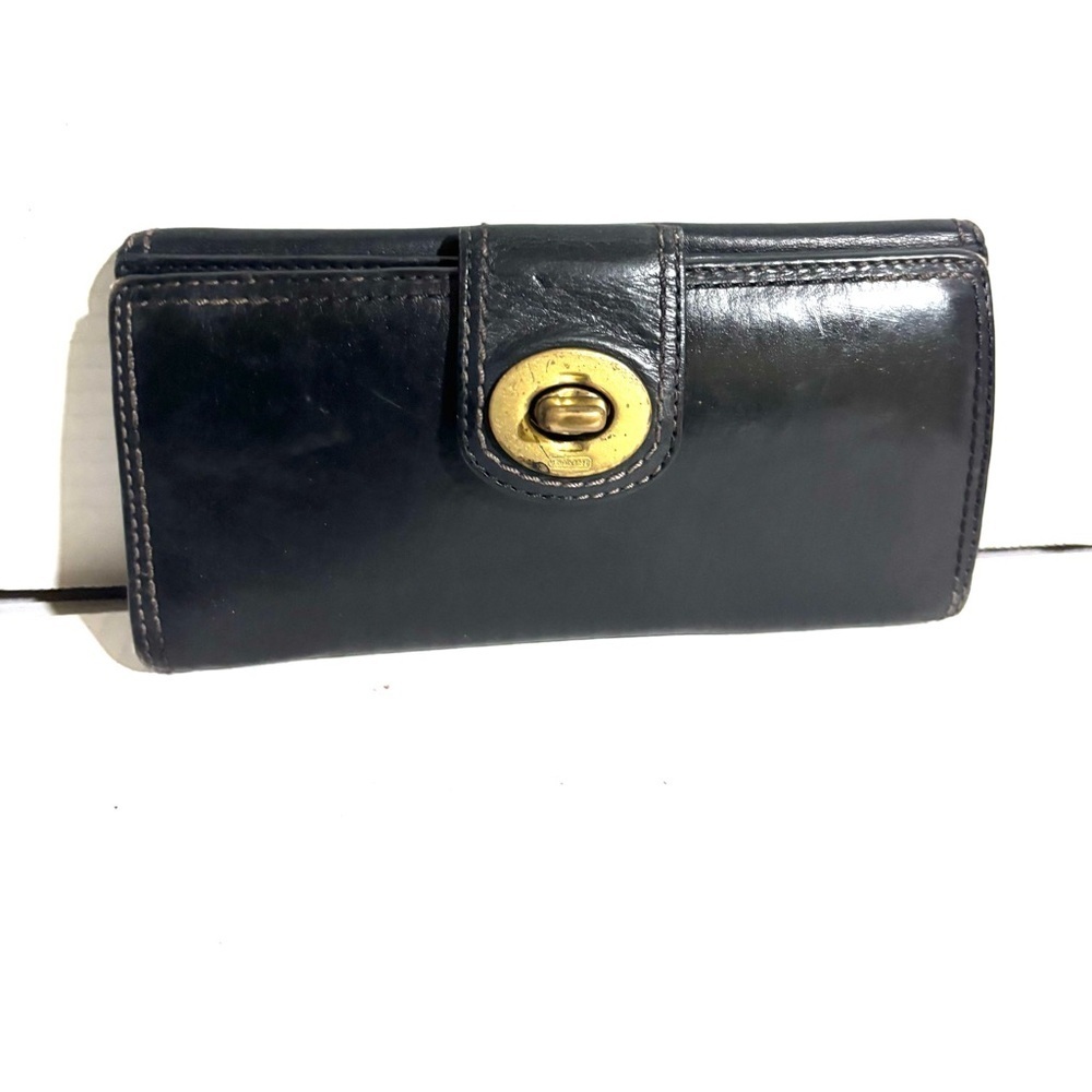 Coach vintage Black Leather Wallet